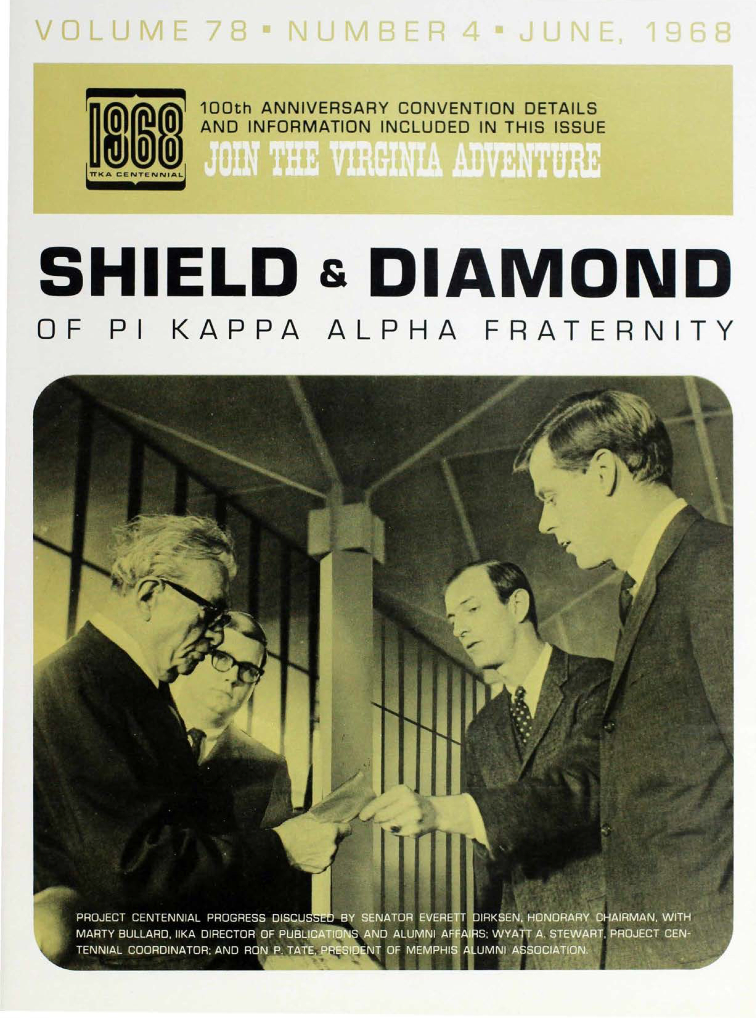 Shield and Diamond, Vol. 78, No. 4, June 1968